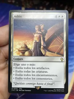 Spanish Foil Farewell ⭐ Adios ⭐ Kamigawa Neon Dynasty Promo • NM • Mtg - Image 1