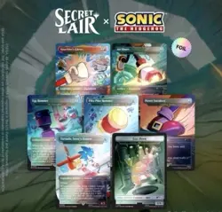 IN HAND SEALED! MtG Secret Lair x SONIC: Complete FOIL Set - Image 3