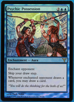 Psychic Possession FOIL Dissension PLD Blue Rare MTG CARD (ID# 498047) ABUGames - Image 1