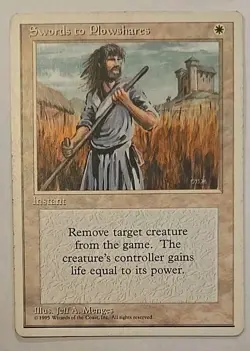 MTG Swords to Plowshares 4th Edition Regular Uncommon - Image 1