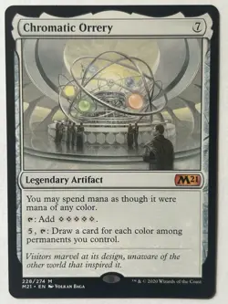 MTG Chromatic Orrery Core Set 2021 382 Regular Mythic NM - Image 1