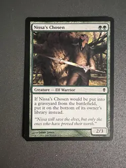 Nissa's Chosen MTG Magic the Gathering Card LP Zendikar - Image 1