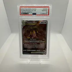 2023 POKEMON SWORD & SHIELD CROWN ZENITH #GG55 FULL ART/REGIGIGAS VSTAR PSA 10 - Image 1