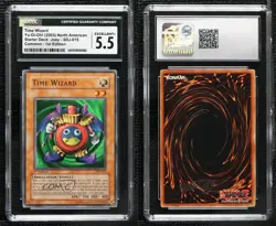 Time Wizard 1st Ed. YuGiOh Starter Deck Joey CGC 5.5 2003 0p7l - Image 3