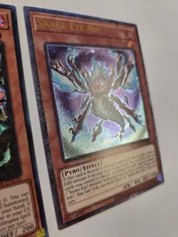 Snake-Eye Ash OP25 Ultimate Rare + Snake-Eyes Poplar MP24 Yugioh Set Mint UTR - Image 3