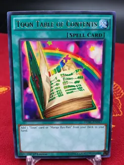 Toon Table of Contents DPBC-EN047 Yugioh Duelist Pack: Battle City LP - Image 1