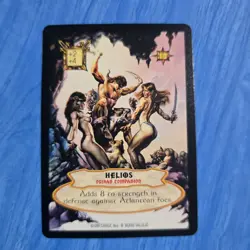 Hyborian Gates CCG "HELIOS" Boris Vallejo Trading Card 1995 L/E - Image 1