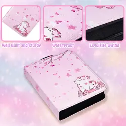 Card Binder for Girls Gifts,440 Cards Collectible Trading Card Holder Case wi... - Image 2