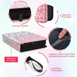 Card Binder for Girls Gifts,440 Cards Collectible Trading Card Holder Case wi... - Image 3