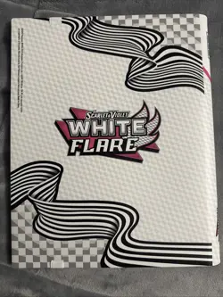 POKEMON OFFICIAL WHITE FLARE CARD BINDER *BINDER ONLY* - Image 2