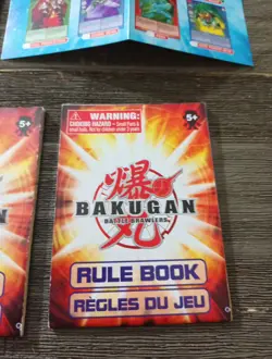 Bakugan Battle Brawlers Game Lot Of 3 Rulebooks Ability Card McD & Ultra Insert - Image 2