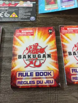 Bakugan Battle Brawlers Game Lot Of 3 Rulebooks Ability Card McD & Ultra Insert - Image 3