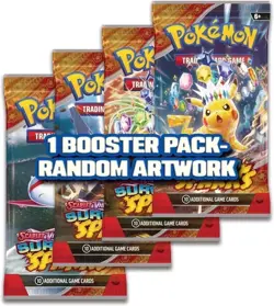 Pokemon - 1 Surging Sparks Booster Pack - Random Artwork - Scarlet & Violet - Image 1