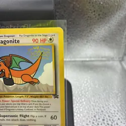 1999 Pokemon Dragonite Black Star Promo Card - Image 4