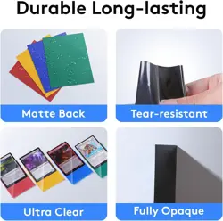 600Ct MTG Card Sleeves, 6 Colors Matte Card Sleeves Magic the Gathering, TCG Car - Image 2