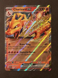 Pokemon TCG Charizard EX 161 Scarlet & Violet Promo Holo Ultra Rare Card - Image 1