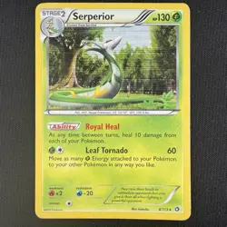 Pokemon TCG Serperior 8/113 BW Legendary Treasures Holo Rare Card - Image 1