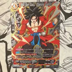 SS4 Goku Opening Gambit BT24 Rare Silver Foil Alt Art Dragon Ball Super CCG Card - Image 2