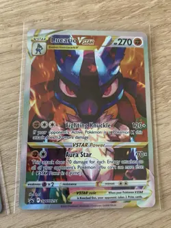 Pokemon Card Black Star Promos Lucario VSTAR SWSH291 & Snorlax SVP051 - Image 2