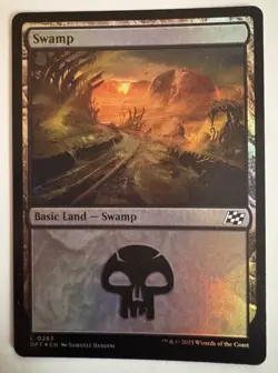 MTG Swamp (0283) - Foil NM-Mint Aetherdrift - Image 1