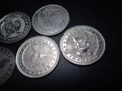 Pokemon Card Meiji Promo Battle Coin x7 Nidoking Victreebel etc #5507 - Image 2
