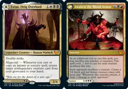 MTG - Extus, Oriq Overlord // Awaken the Blood Avatar - Strixhaven: School of Ma - Image 1