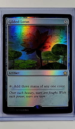 2024 MTG Magic the Gathering FDN Foundations Foil #725 Gilded Lotus Rare WOTC - Image 1