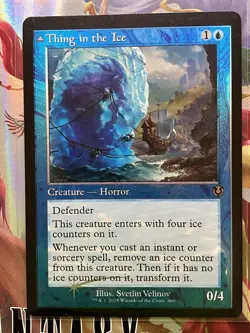 Thing in the Ice - Innistrad Remastered Retro Frame Foil MTG-NM - Image 1