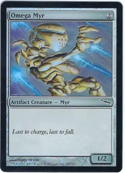 FOIL Omega Myr Mirrodin Common - MTG Magic the Gathering Card - Image 1