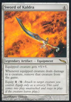 MTG English Sword of Kaldra NM Normal Mirrodin - Image 1