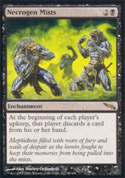 MTG English Necrogen Mists NM Normal Mirrodin - Image 1