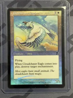 FOIL Cloudchaser Eagle - 7th Edition - Near Mint/LP - MTG Magic The Gathering - Image 1