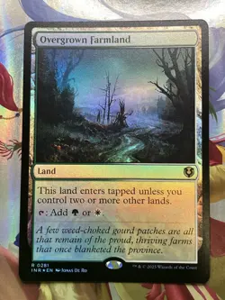Overgrown Farmland (Foil, #281, NM) Innistrad Remastered (INR), MTG - Image 1