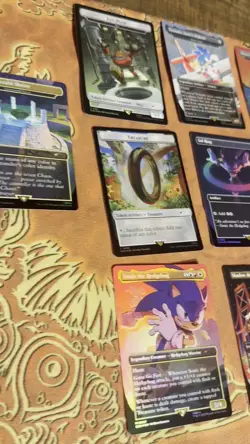 IN HAND! MtG Secret Lair x SONIC: Complete FOIL Set Opened With M&E Shrine - Image 2