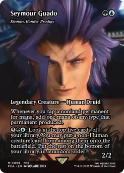 Kinnan, Bonder Prodigy Seymour Guado *Showcase* - FCA NM Magic The Gathering MTG - Image 1