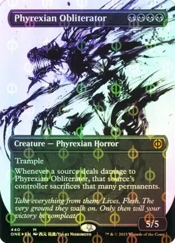 Phyrexian Obliterator *Compleat FOIL* - ONE-BF - NM - Magic The Gathering - MTG - Image 1