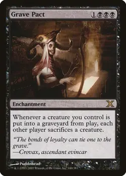Grave Pact - 10ED - NM - Magic The Gathering - MTG - Image 1