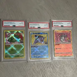 [PSA 10 Set!] Radiant Charizard, Blastoise, Venusaur English Pokemon Go! - Image 1