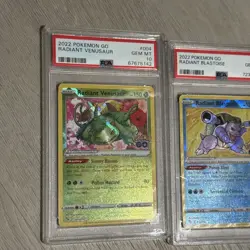 [PSA 10 Set!] Radiant Charizard, Blastoise, Venusaur English Pokemon Go! - Image 2