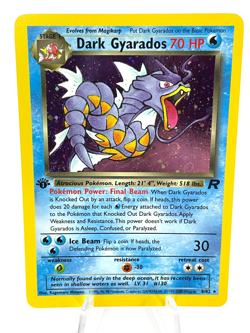 1st Edition Dark Gyarados 8/82 - Team Rocket - Holo - Pokemon - NM - Image 1
