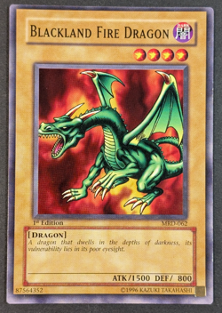 Yugioh TCG - 1x Blackland Fire Dragon - MRD-062 - LP -1st Edition Vintage Common - Image 1