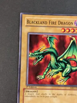 Yugioh TCG - 1x Blackland Fire Dragon - MRD-062 - LP -1st Edition Vintage Common - Image 3