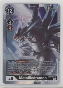 2022 Digimon Card Game - Draconic Roar (EX3) Metallicdramon #EX3-053 02l5 - Image 1