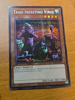 YUGIOH Tribe-Infecting Virus SBC2-ENI22 PRISMATIC SECRET RARE 1st Ed SPEED DUEL - Image 1