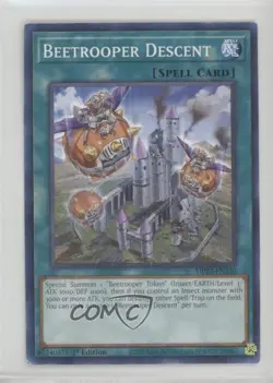 Beetrooper Descent 1st Ed. YuGiOh Tin of the Pharaoh's Gods #MP22-EN240 04rl - Image 1