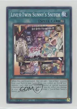 Live Twin Sunny's Snitch 1st Ed. YuGiOh Tin of the Pharaoh's Gods 04rl - Image 1