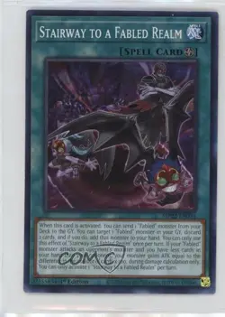 Stairway to a Fabled Realm 1st Ed. YuGiOh Tin of the Phroh's Gods 1at2 - Image 1