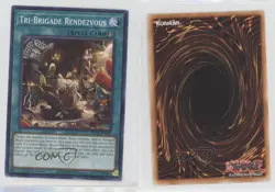Tri-Brigade Rendezvous 1st Ed. YuGiOh Tin of the Pharaoh's Gods #MP22-EN032 04rl - Image 3