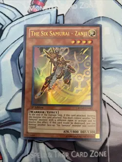 Yugioh The Six Samurai - Zanji RYMP-EN092 Ultra Rare 1st Ed LP - Image 1