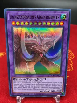 Transcendosaurus Gigantozowler WISU-EN003 Yugioh Wild Survivors LP - Image 1